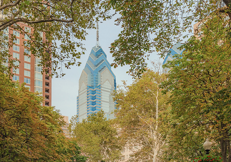 Park + Philly Skyline